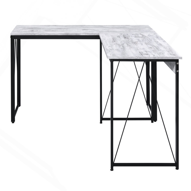 Bureau d'écriture 35,5 "avec base en métal