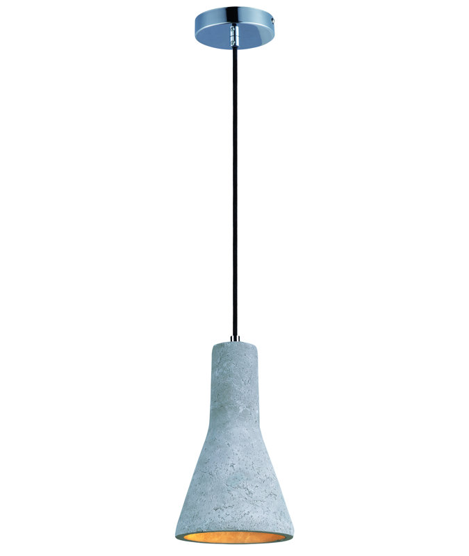 Luminaire suspendu 1 lumière à cône simple Aldery Brook