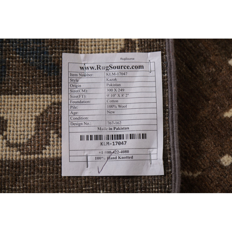 One-of-a-Kind 8'2'' X 9'10'' New Age Wool Area Rug in