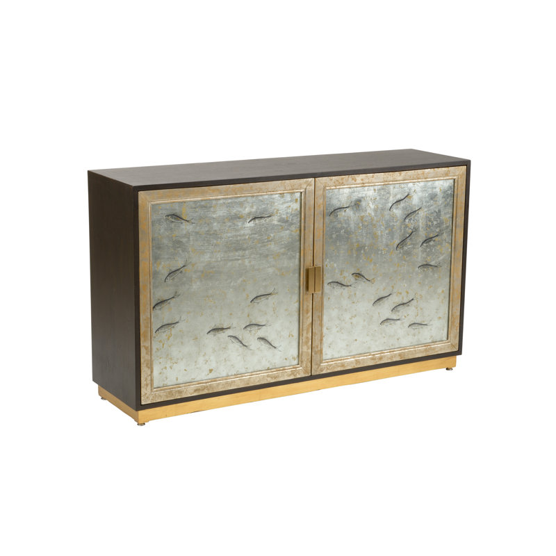 Chinoiserie 58'' Solid Wood Sideboard