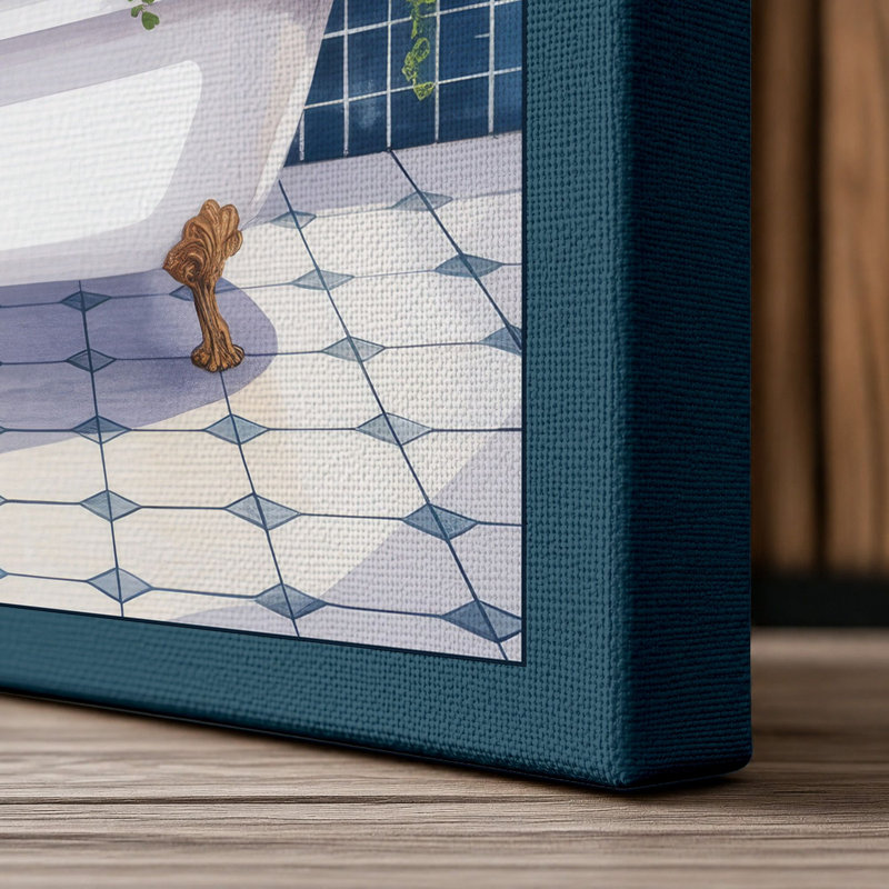 Print, 18x12 - 45.7 x 30.5 cm, Teal Border