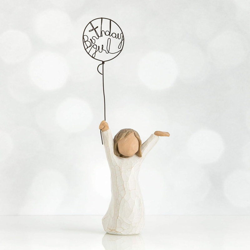 Figurine peinte à la main 5,5 po Willow Birthday Birthday, Celebrate Your Day