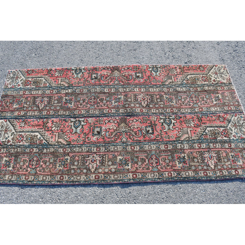 Tapis rétro rétro Oushak