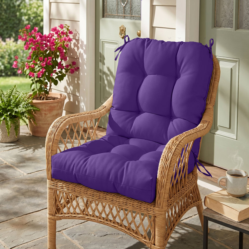Indoor/Outdoor Seat/Back Cushion, Purple