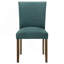 Chaise de salle à manger rembourrée Conifer Teal (lot de 2)-1524478011-1524478013