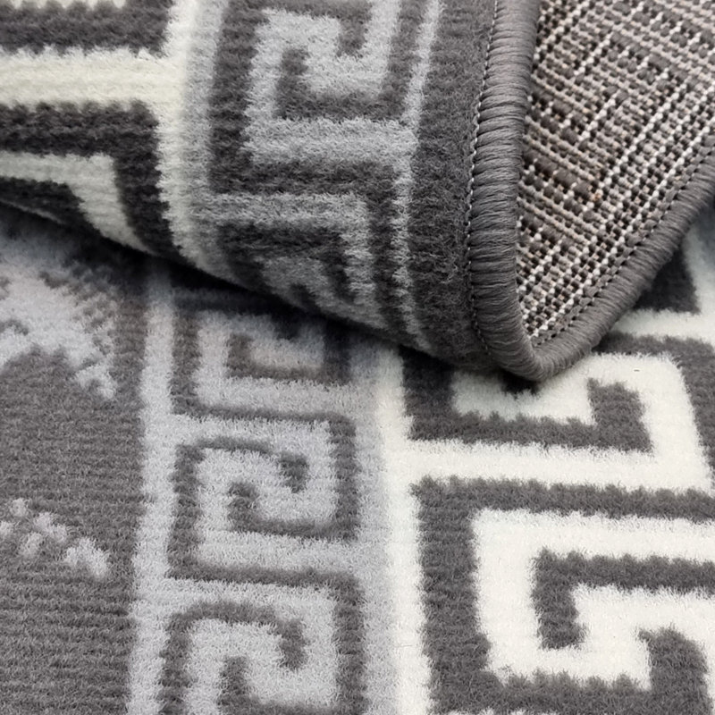 Balmoral Geometric Machine Woven / Power Loomed Area Rug, Rectangle 120 x 170cm