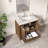 Aula Bathroom Vanity with 2" Thassos White Quartz Countertop-66722577-62629979