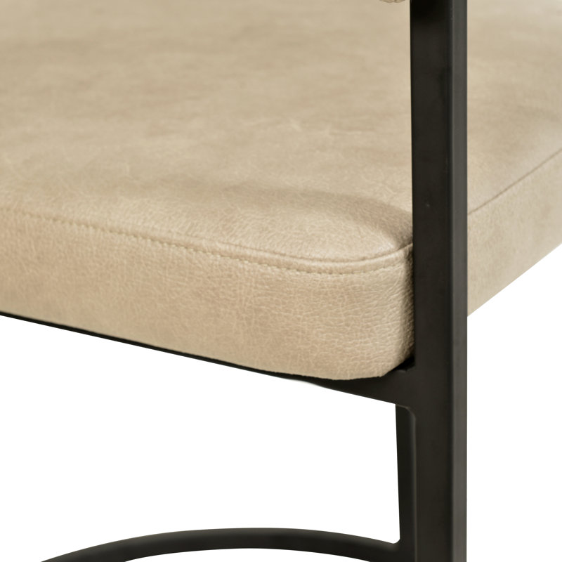 Chaise de salle à manger Cashawn, Ensemble de 2, Taupe