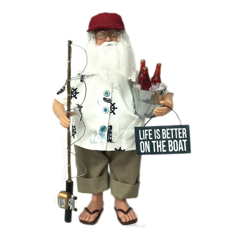 «Life Is Better On The Boat Santa»