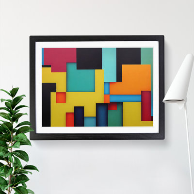 Abstract Block Colour Vol.2 - Single Picture Frame Print