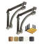 Silber Half Round Shelf Bracket-1084576006