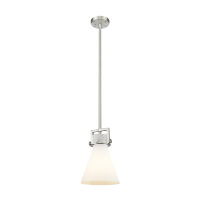 Coterie Single Light Glass Dimmable Pendant