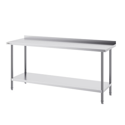 Kitchen Cart with Stainless Steel Top by VEVOR
