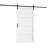 Paneled Solid Manufactured Wood Barn Door with Installation Hardware Kit-76581558-70988271