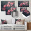 Fleur de cornouiller monochrome rose avec hivers de la paix II - cornouiller-348129559-348129566