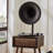 Nut-brown+Black Rectangular Solid Wood+Copper Media Players-121335598