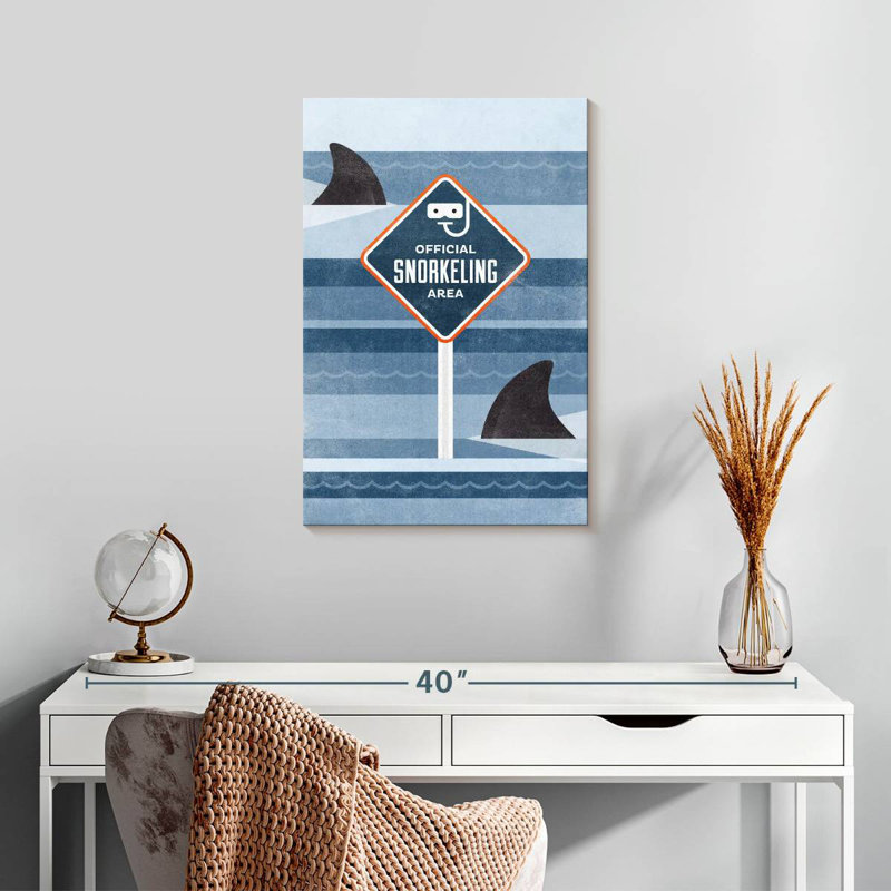 Senne Official Snorkeling Area, 24" H x 16" W