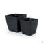 2-Pack Self-Watering Planter - Hand Woven Wicker - Thin Square-512170654