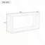 Console moderne moderne de 59,4 po pour les entrées, canapé console-725753928