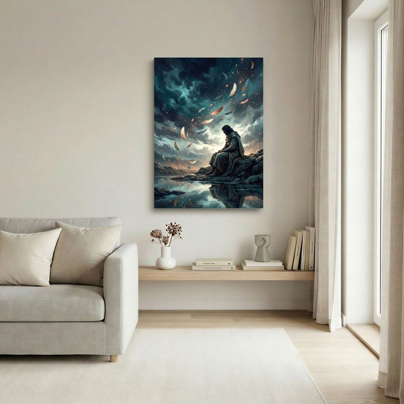 Mystic Reflection, reproduction d'art sur toile, ensemble de 1, Toile tendue, H 24 po x l 18 po
