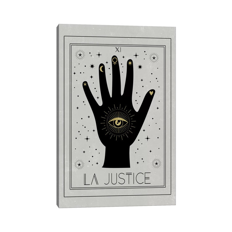 La Justice 1 Piece Wrapped Canvas Wall Art, 66.04 cm H x 45.72 cm W x 1.91 cm D