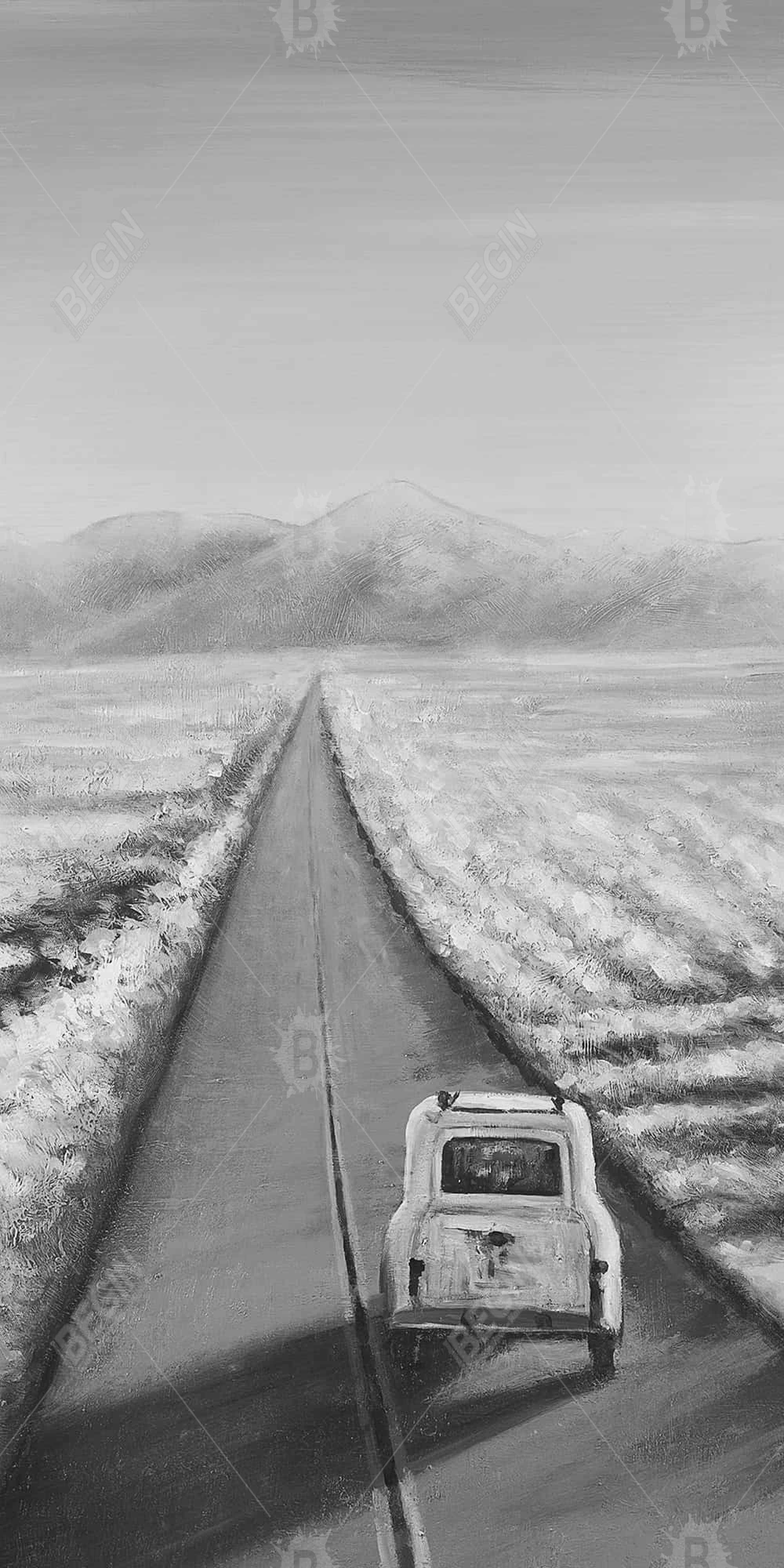 Begin Edition International Inc. Car on the road - 15.75