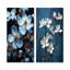 Fleurs de cornouiller dans des tons de gris - ensemble de 2 impressions sur toile de cornouiller-1961554512-1961554515