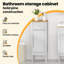 Solid Wood Bathroom Cabinet-608197350