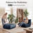 Large Bean Bag Chairs for Adults, Memory Foam Lounge Chair, Corduroy Giant Armless Bean Bag Chair, Lazy Floor Sofa, Togo Sofa Chair for Bedroom Livingroom Gaming-1828050505