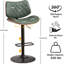 Swivel Upholstered Adjustable Height Counter Stool-1045054418