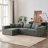 Riaan Modular Boneless Sectional Sofa-969932141