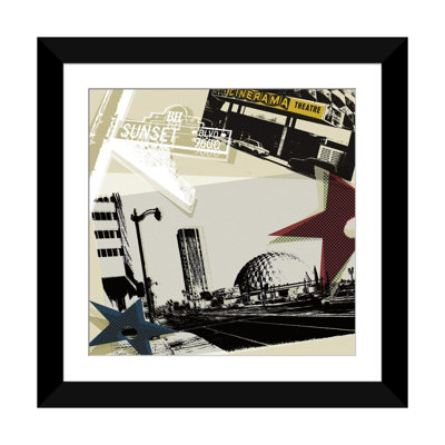 « i », reproduction d’impression sur toile tendue Hollywood Blvd.