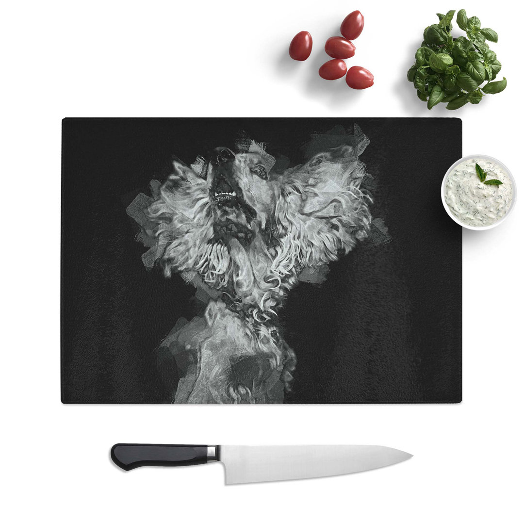 Tempered Glass Cocker Spaniel Chopping Board