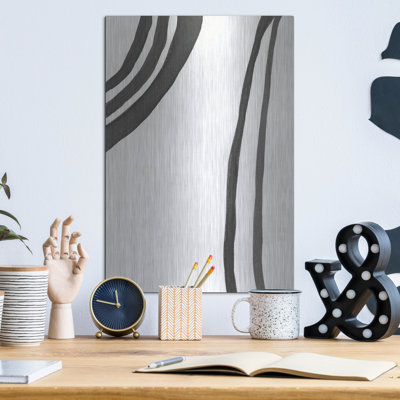 «Ink Lines III» par Regina Moore, art mural en métal