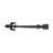 Black Wrought Iron Dummy Strap Hinge 12" L Fleur De Lis Rust Resistant