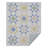 Adda Cream/Dusty Blue/Green Cotton Reversible Quilt-894097179