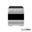 Zline Autograph 30 in. Marino Gas DuoPro Range in Steel Accents-609672702-609672703