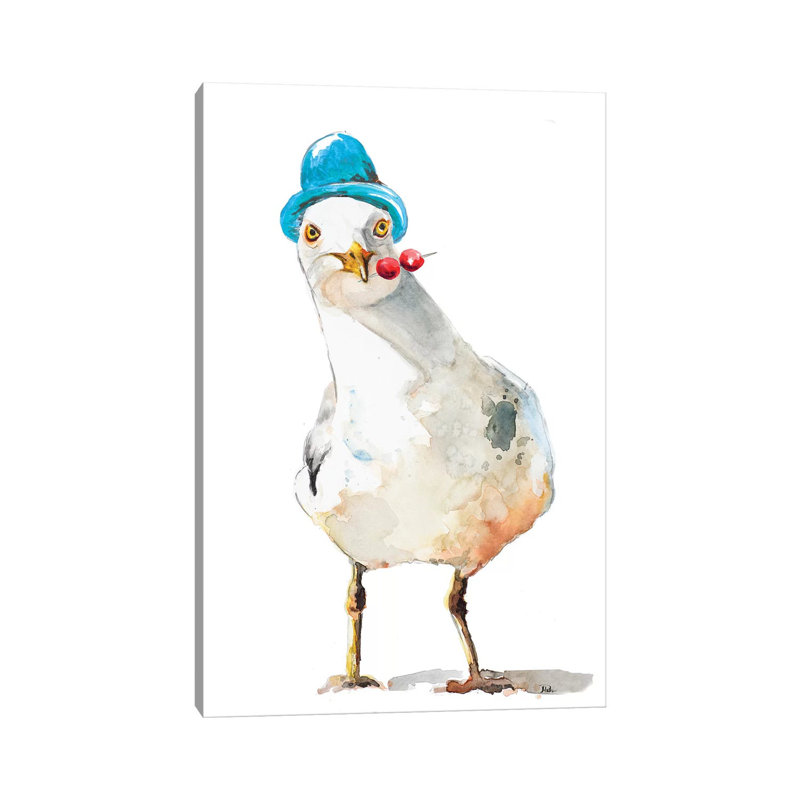 Silly Seagull by Patricia Pinto - Wrapped Canvas Gallery-Wrapped Canvas Giclée, 101.6cm H x 66.04cm W