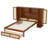 Twin Size Wooden Bed with Two Storage Lockers, Drawer, and Storage Shelf on Headboard-107785650