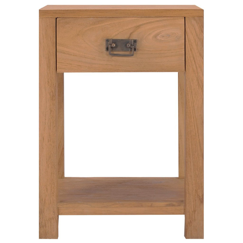 Zuniga 35cm W Solid Wood Bedside Table