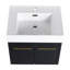 Ensemble de meuble-lavabo simple avec plateau 23,6 Vassilios