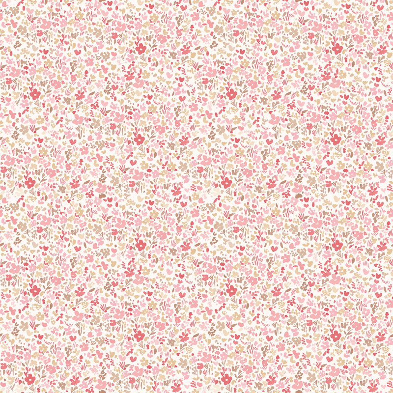 Dateland 10m x 53cm Matte Wallpaper Roll, Pink