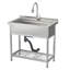 Évier de cuisine 36 po x 21 po FreeStand Workstation