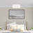 Hust 1-Light Shaded Drum Chandelier
