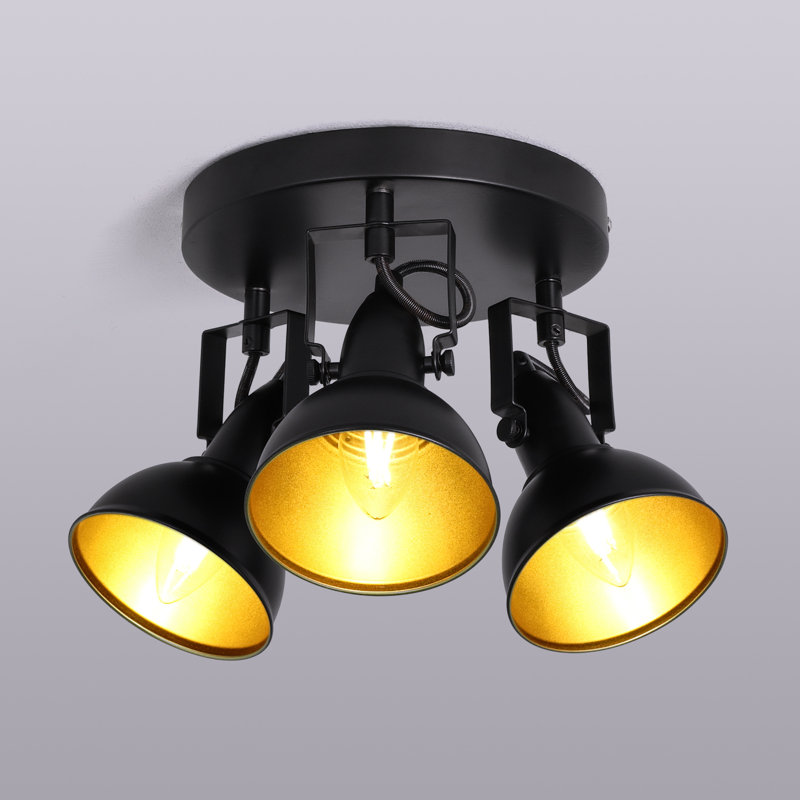 Ensemble de rail d'éclairage 3 lumières Burhanettin