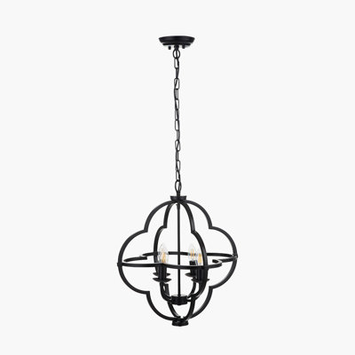 Amine 4 - Light Geometric Chandelier