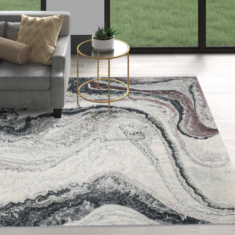 Aegeus Abstract Area Rug, Rectangle 120 x 170cm