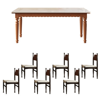 Ensemble de table de salle à manger rétro Retro