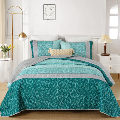 Ensemble de courtepointe 3 pièces Boho