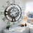 Wall Clock 36" Oversized for Living Room decor with Real Moving Gears England Collection-107103024